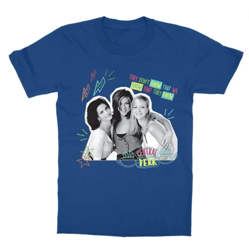 Királykék Jóbarátok gyerek rövid ujjú póló - They don't know