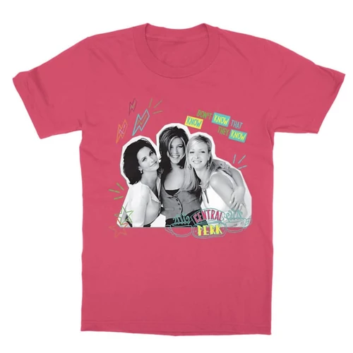 Pink Jóbarátok gyerek rövid ujjú póló - They don't know