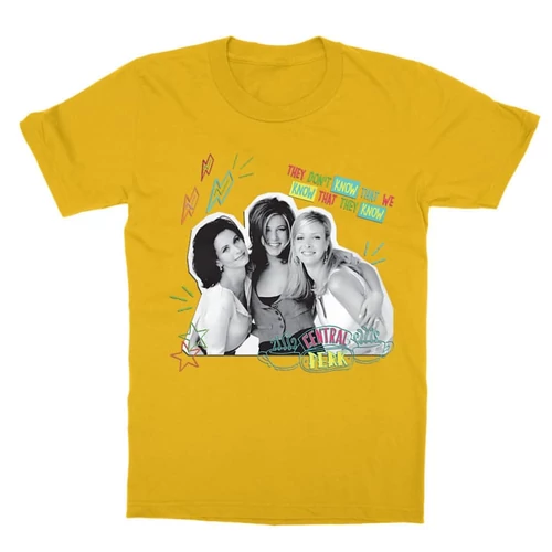 Sárga Jóbarátok gyerek rövid ujjú póló - They don't know