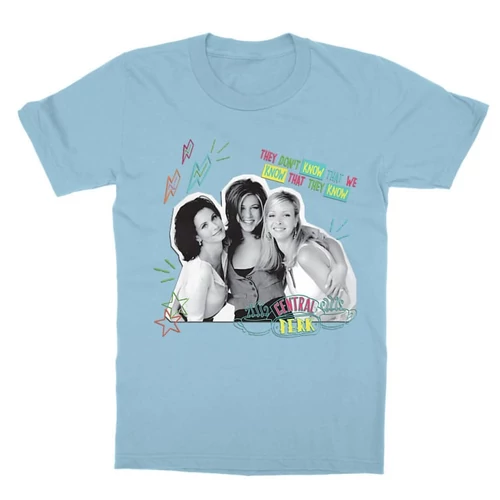 Világoskék Jóbarátok gyerek rövid ujjú póló - They don't know