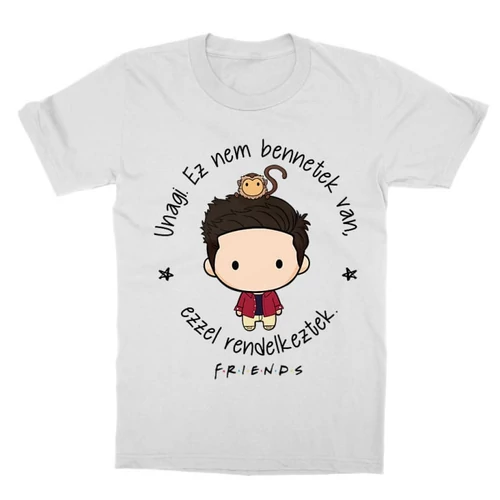 Fehér Jóbarátok gyerek rövid ujjú póló - Unagi - Ross