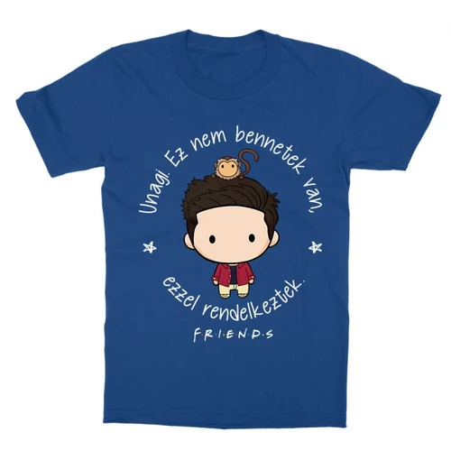 Királykék Jóbarátok gyerek rövid ujjú póló - Unagi - Ross