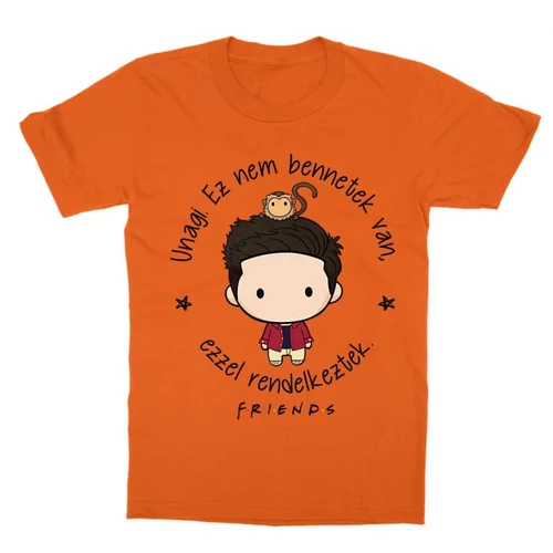 Narancs Jóbarátok gyerek rövid ujjú póló - Unagi - Ross