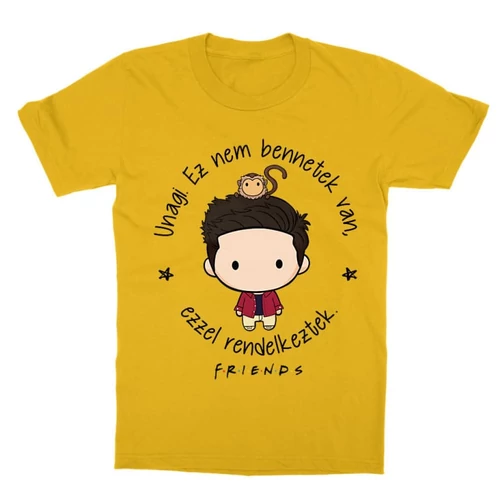 Sárga Jóbarátok gyerek rövid ujjú póló - Unagi - Ross