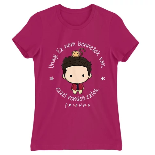 Pink Jóbarátok női rövid ujjú póló - Unagi - Ross