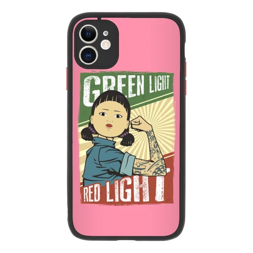 Világos rózsaszín Nyerd meg az életed iPhone telefontok - Green light, Red light