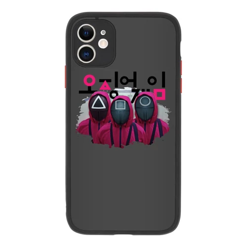 Sötétszürke Nyerd meg az életed iPhone telefontok - Squid Game guard