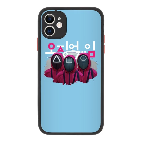 Világoskék Nyerd meg az életed iPhone telefontok - Squid Game guard