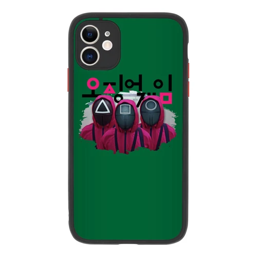 Zöld Nyerd meg az életed iPhone telefontok - Squid Game guard
