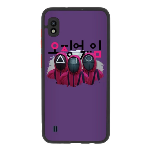 Sötétlila Nyerd meg az életed Samsung Galaxy telefontok - Squid Game guard