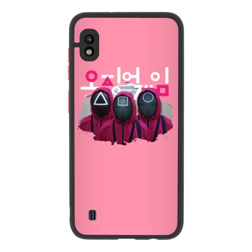 Világos rózsaszín Nyerd meg az életed Samsung Galaxy telefontok - Squid Game guard