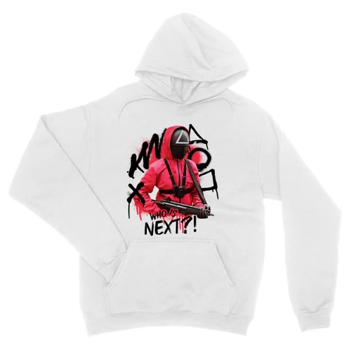 Fehér Nyerd meg az életed unisex kapucnis pulóver - Who’s next?