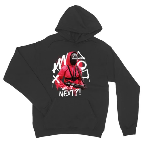 Sötétszükre Nyerd meg az életed unisex kapucnis pulóver - Who’s next?