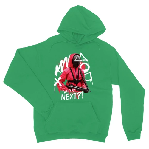 Zöld Nyerd meg az életed unisex kapucnis pulóver - Who’s next?
