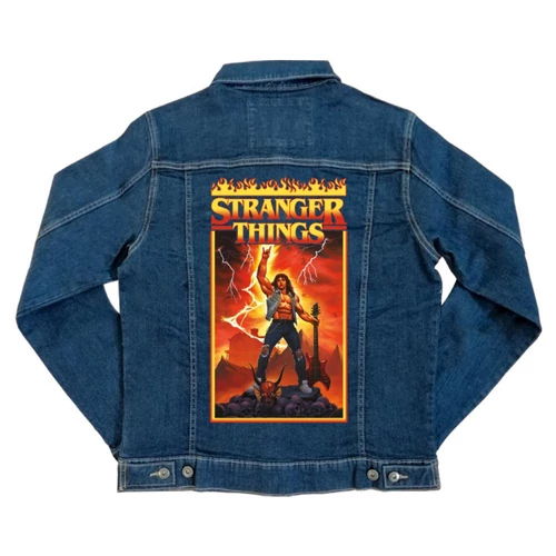 Stranger Things unisex farmer kabát - Eddie Munson Poster