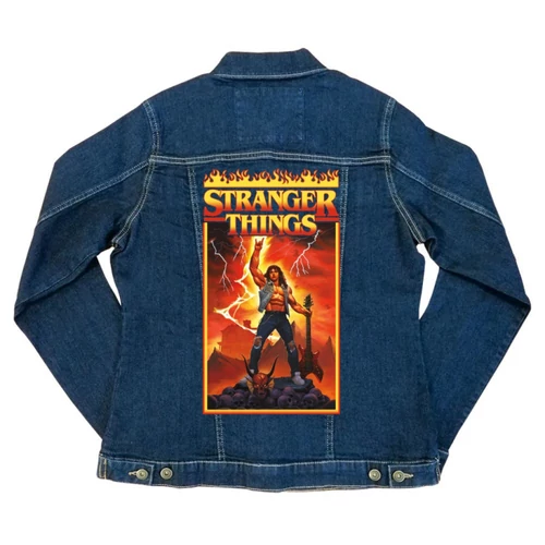 Stranger Things női farmer kabát - Eddie Munson Poster