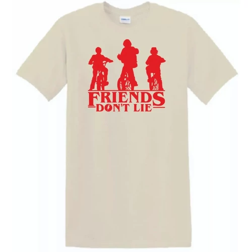 Natúr Stranger Things férfi rövid ujjú póló - Friends