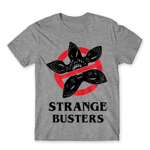 Sportszürke Stranger Things férfi rövid ujjú póló - Strange Busters