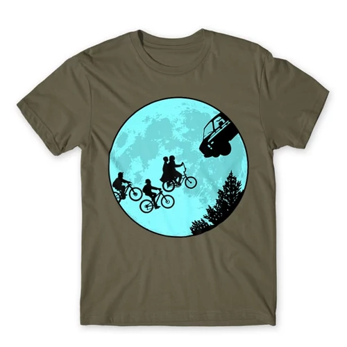 Cink Stranger Things férfi rövid ujjú póló - Stranger Moon