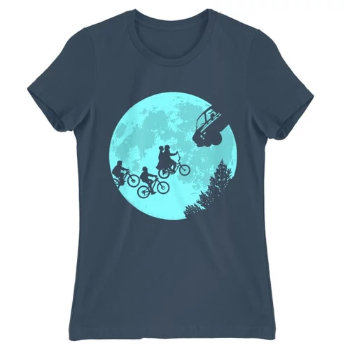 Denim Stranger Things női rövid ujjú póló - Stranger Moon