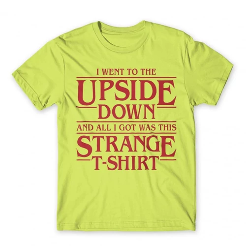 Almazöld Stranger Things férfi rövid ujjú póló - Stranger T-shirt