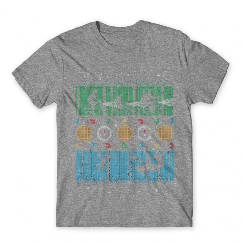 Sportszürke Stranger Things férfi rövid ujjú póló - Stranger Sweater