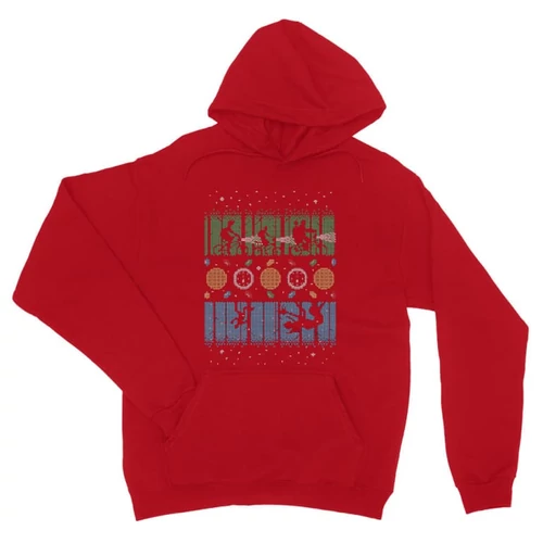 Piros Stranger Things unisex kapucnis pulóver - Stranger Sweater