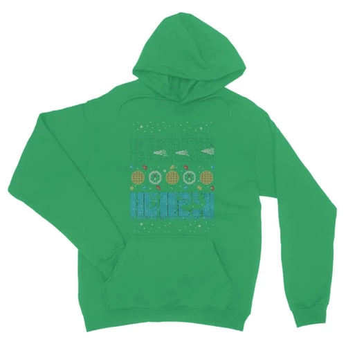 Zöld Stranger Things unisex kapucnis pulóver - Stranger Sweater