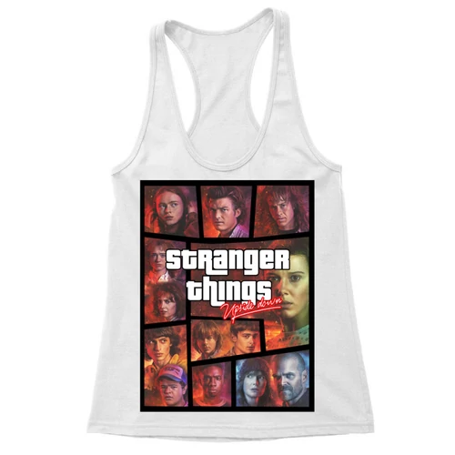 Fehér Stranger Things női trikó - GTA