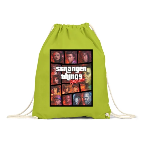 Alamzöld Stranger Things tornazsák - GTA