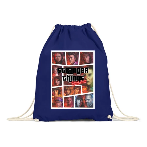 Királykék Stranger Things tornazsák - GTA