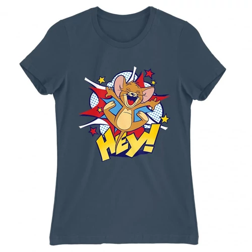 Denim Tom és Jerry női rövid ujjú póló - Hey