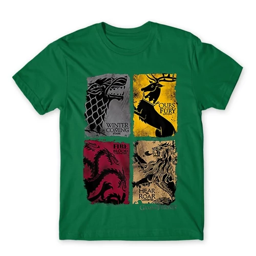 Zöld Trónok harca férfi rövid ujjú póló