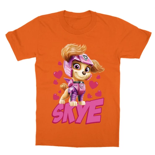 Narancs Mancs őrjárat gyerek rövid ujjú póló - Skye