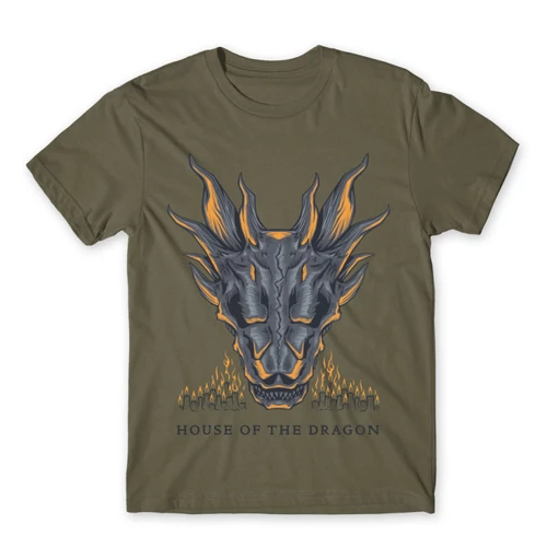 Cink Sárkányok háza férfi póló - Dragon Head