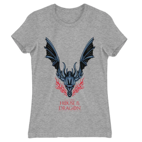 Sportszürke Sárkányok háza női póló - Dragon Logo