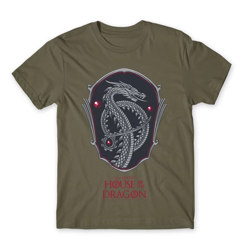Cink Sárkányok háza férfi póló - Dragon Shield