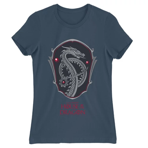 Denim Sárkányok háza női póló - Dragon Shield