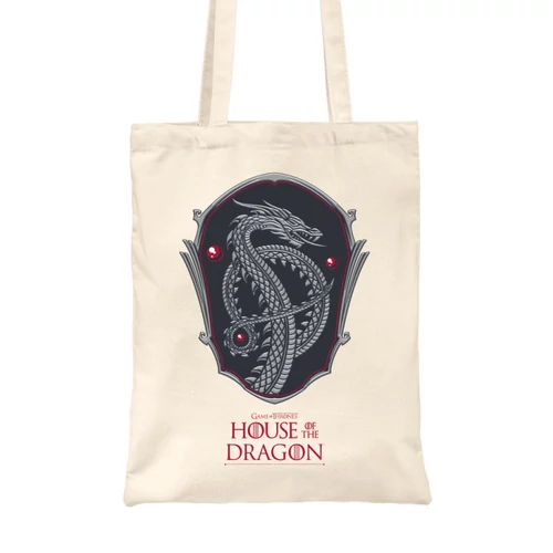 Homok Sárkányok háza vászontáska - Dragon Shield