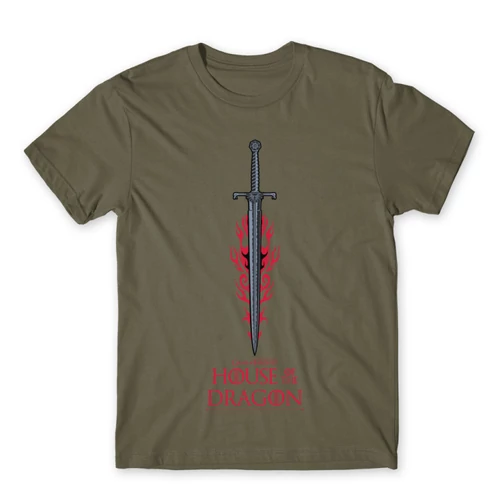 Cink Sárkányok háza férfi póló - House of the Dragon Sword