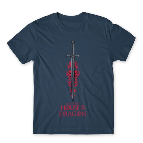 Denim Sárkányok háza férfi póló - House of the Dragon Sword