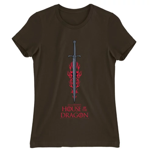 Barna Sárkányok háza női póló - House of the Dragon Sword