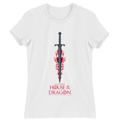 Fehér Sárkányok háza női póló - House of the Dragon Sword