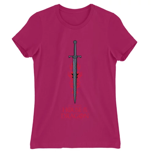 Pink Sárkányok háza női póló - House of the Dragon Sword
