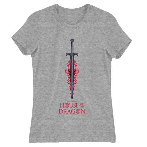 Sportszürke Sárkányok háza női póló - House of the Dragon Sword