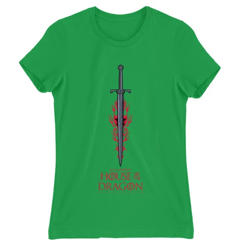 Zöld Sárkányok háza női póló - House of the Dragon Sword