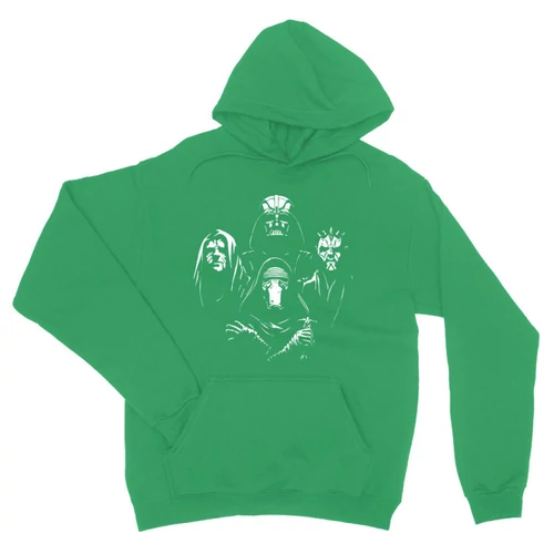 Zöld Star Wars unisex kapucnis pulóver - A sötét oldal mesterei