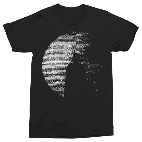 Star Wars férfi rövid ujjú póló - Darth Vader Silhouette - Fekete színben