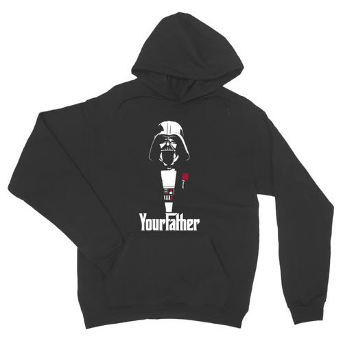 Sötétszükre Star Wars unisex kapucnis pulóver - Keresztapád
