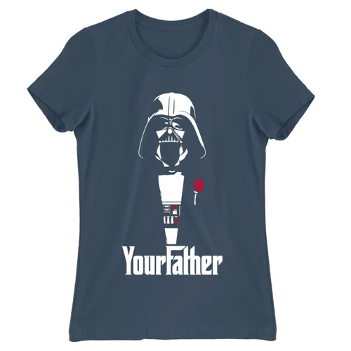 Denim Star Wars női rövid ujjú póló - Keresztapád